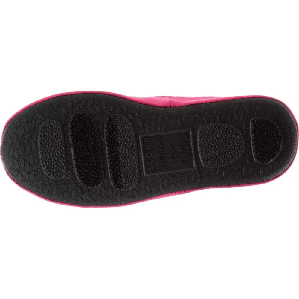 Acorn Critter Novelty A20152PPA Slippers Kids 3-4 Pink Pearl Moccasins ZAP1823